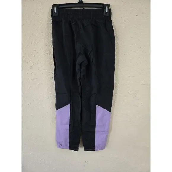 Vintage Nike Sportswear Kids Joggers, Black/Purple, Size Large - Picture 2 of 8